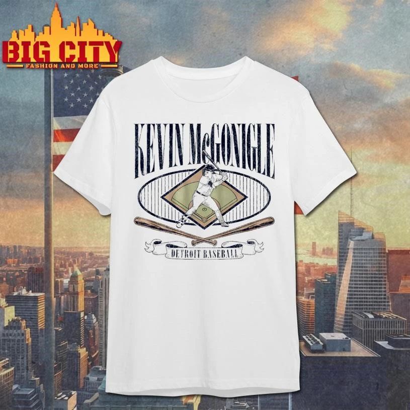 Kevin McGonigle Detroit Baseball Diamond Standouts Vintage Shirt