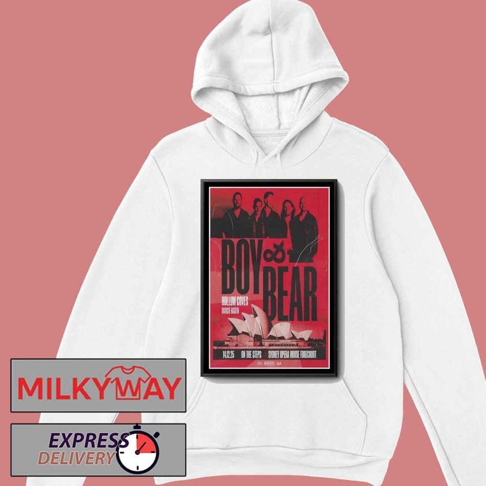 Boy Bear Sydney Opera House Forecourt Poster shirt