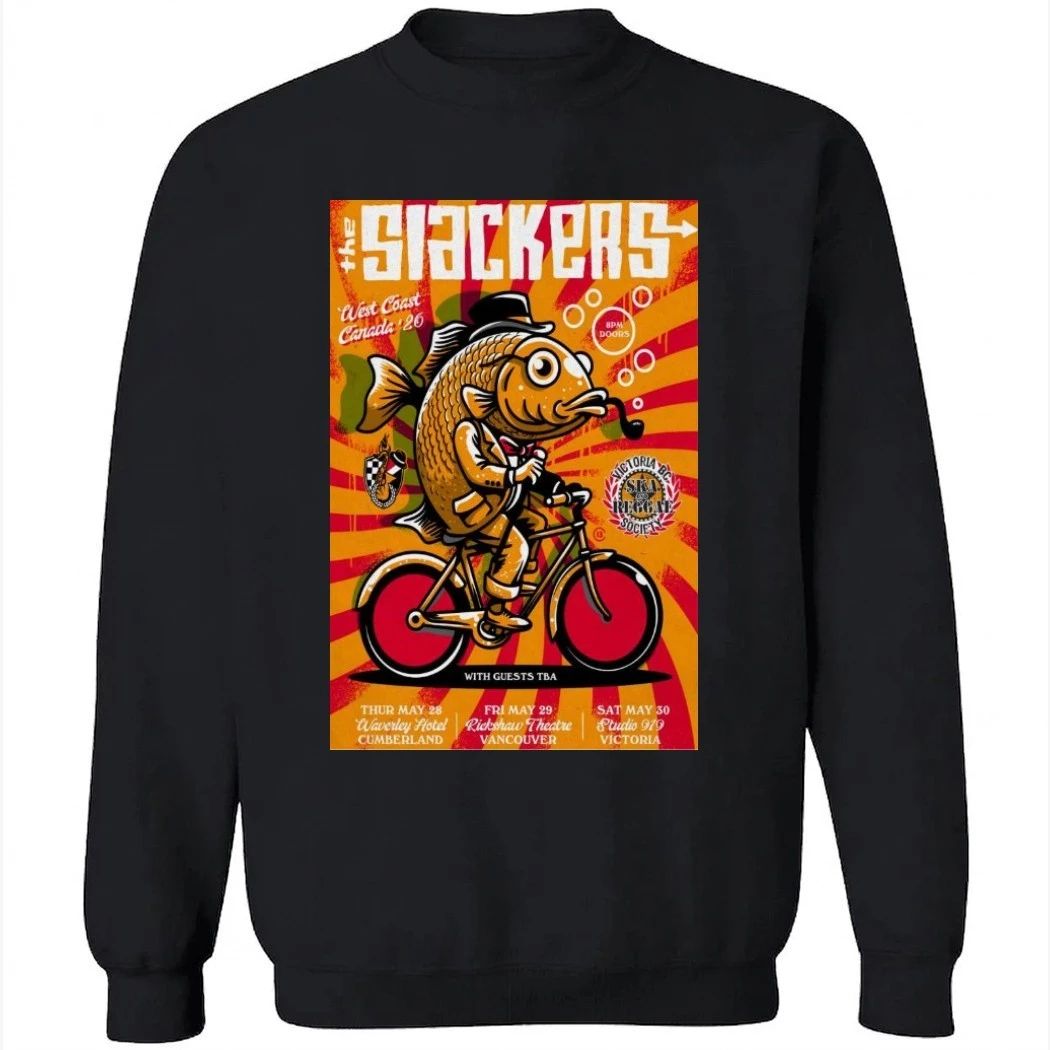 The Slackers 2026 West Coast Canada Tour Shirt