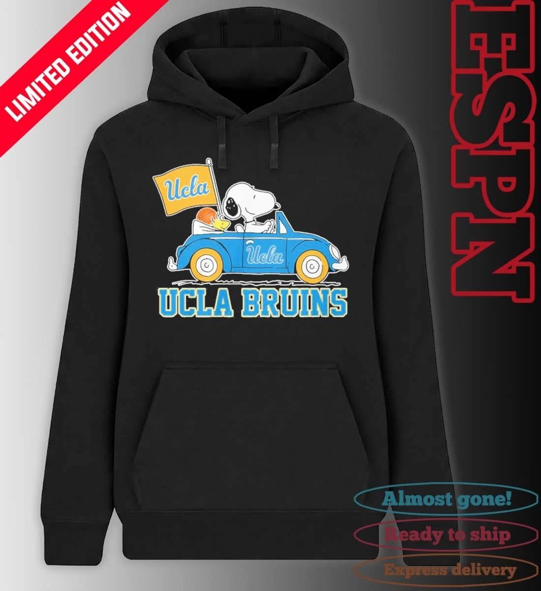 The Peanuts X Ucla Bruins Women’s Basketball Driving Car Shirt
