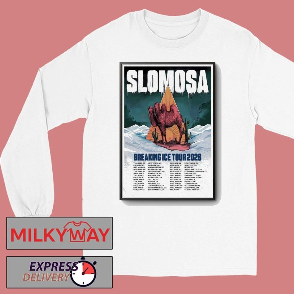 Slomosa Breaking Ice 2026 Shows Poster shirt