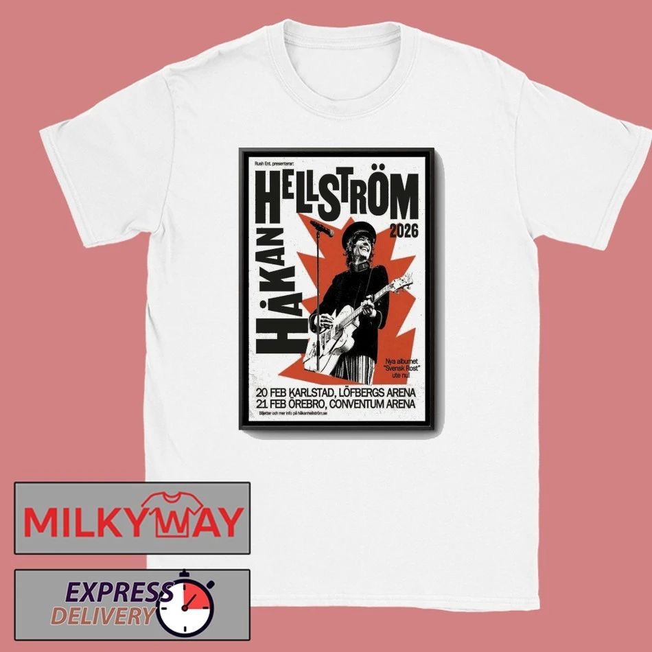 Hakan Hellstrom 2026 Tour Poster shirt