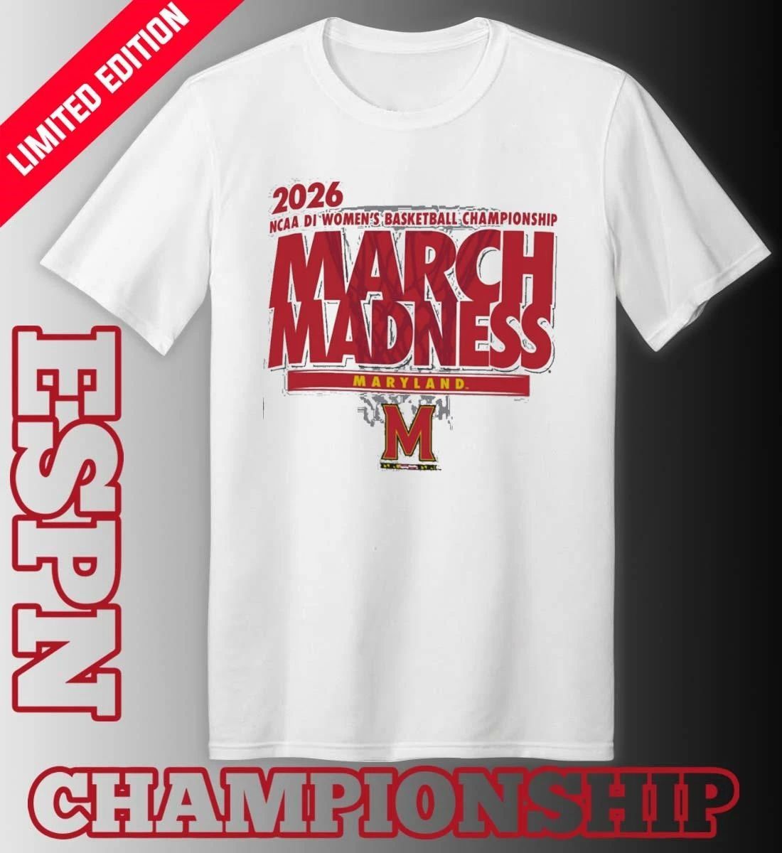 Maryland Women’s Basketball Single Team 2026 NCAA March Madness Shirt