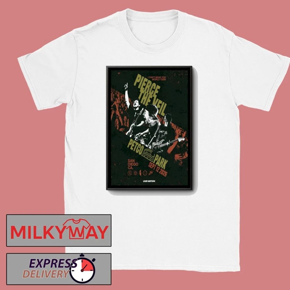 Pierce The Veil 9 12 2026 San Diego CA Poster shirt