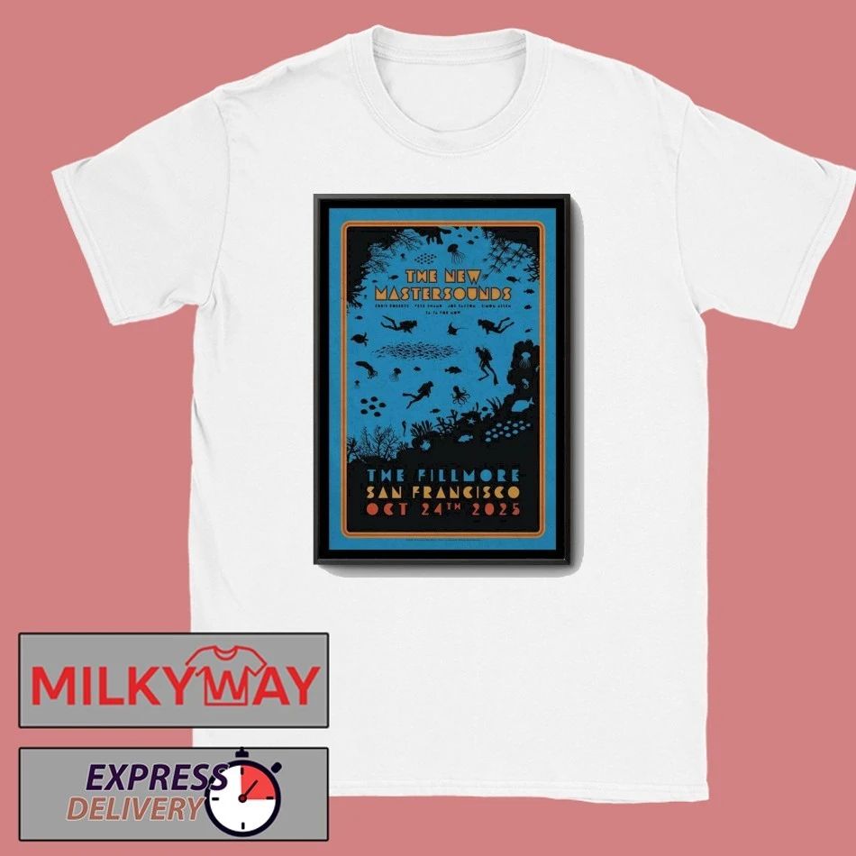 The New Mastersounds San Francisco Oct 24 2025 Poster shirt