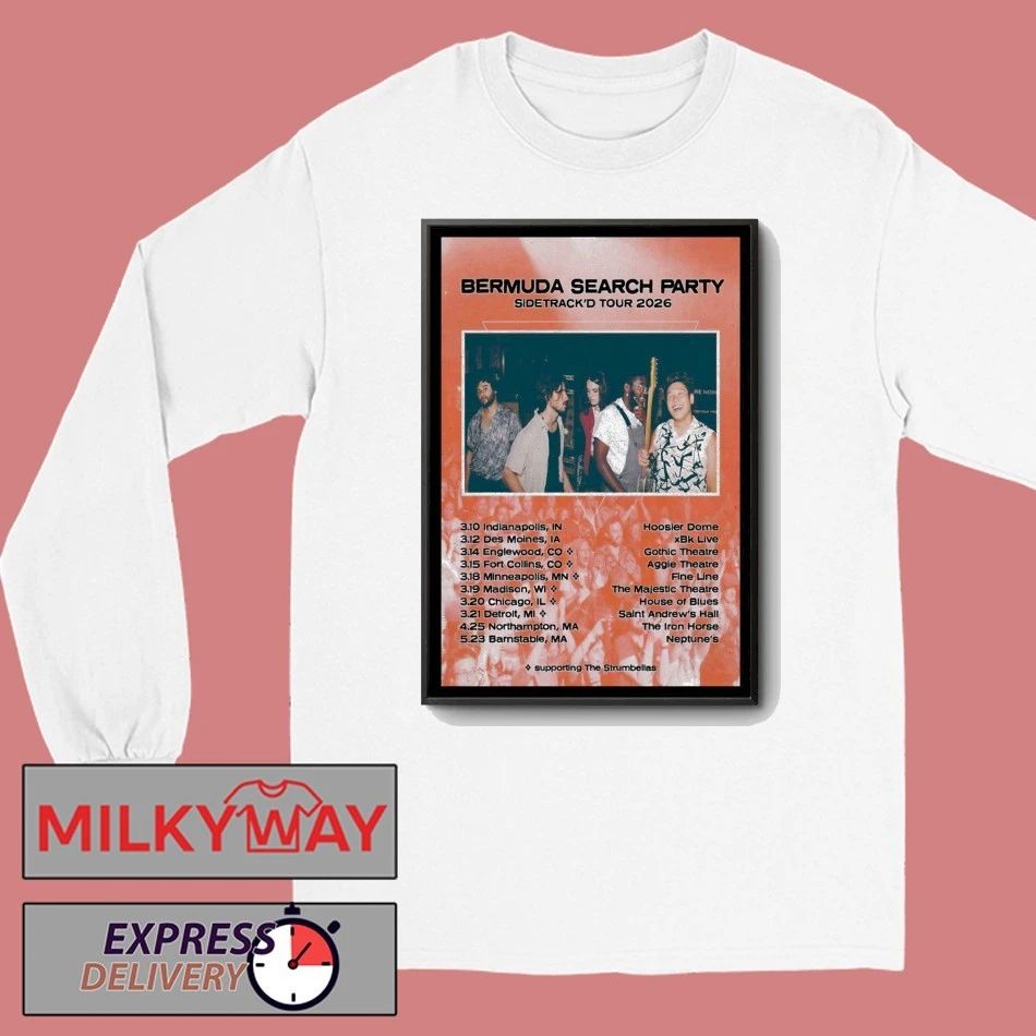 Bermuda Search Party 2026 Sidetrack’d Tour Poster shirt