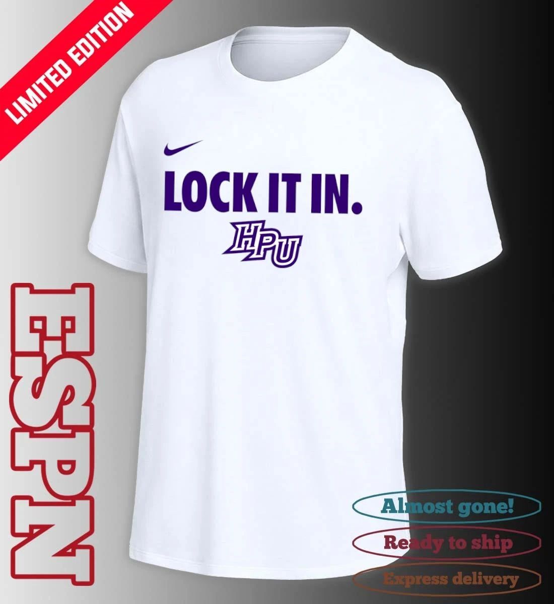 High Point Panthers Basketball Lock It In March Madness T-Shirt