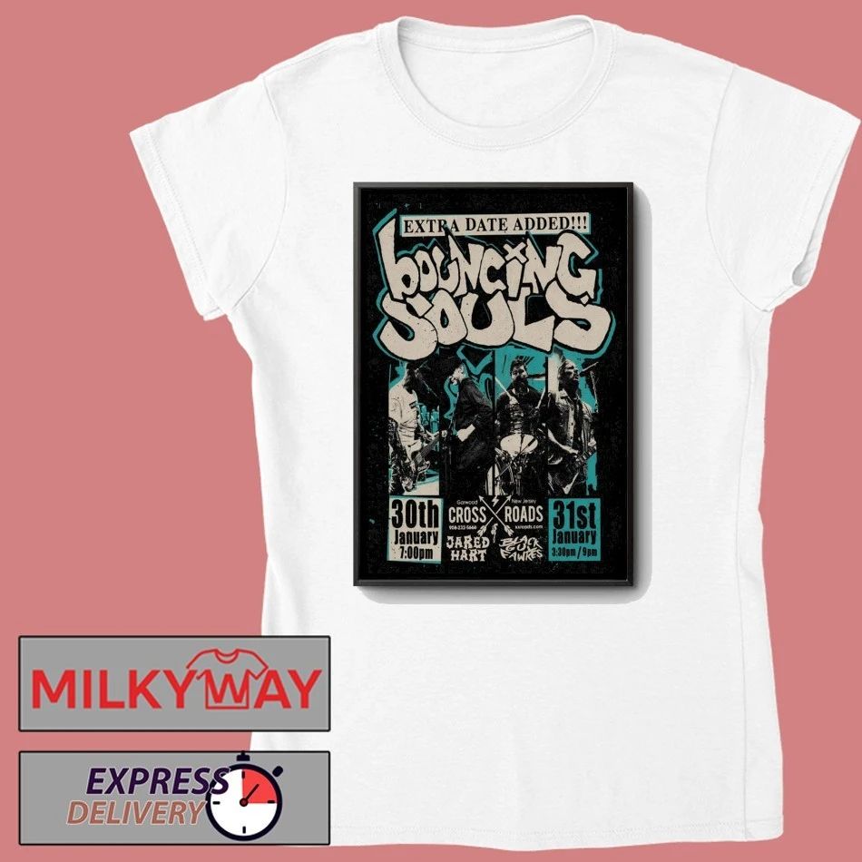 The Bouncing Souls 1 30-1 31 2026 Garwood NJ Poster shirt