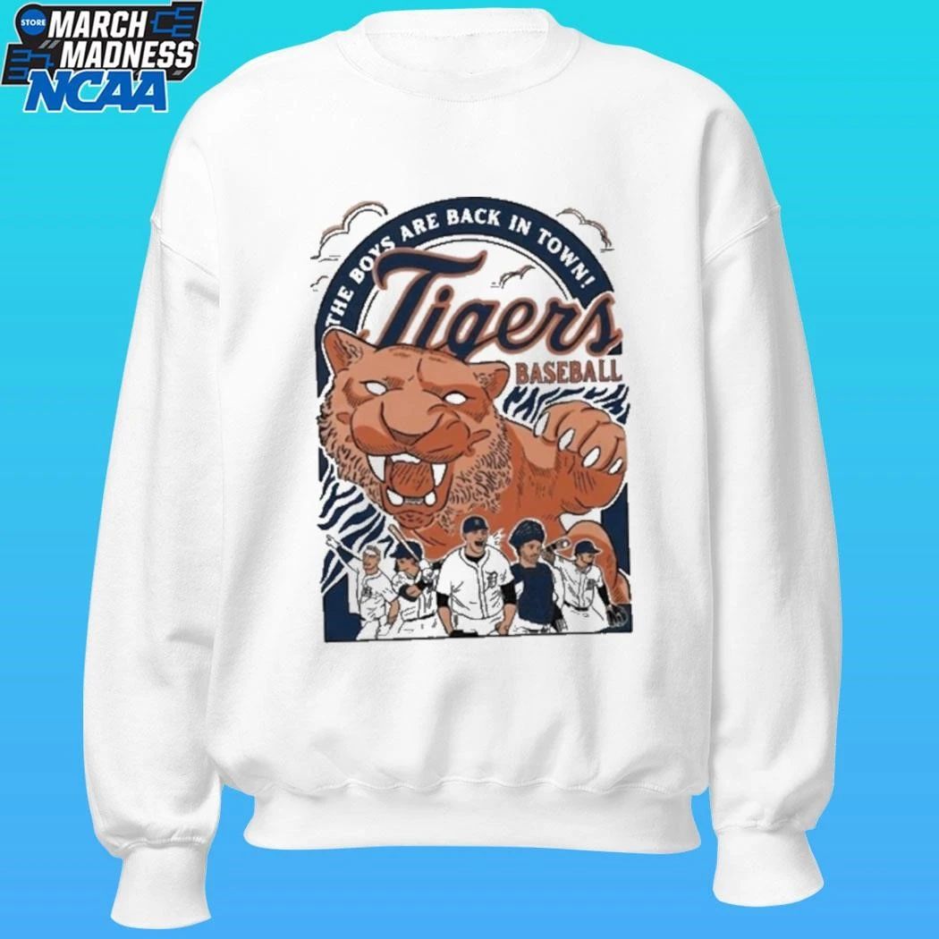 The Boys Are Back In Town Tigers Baseball Shirt