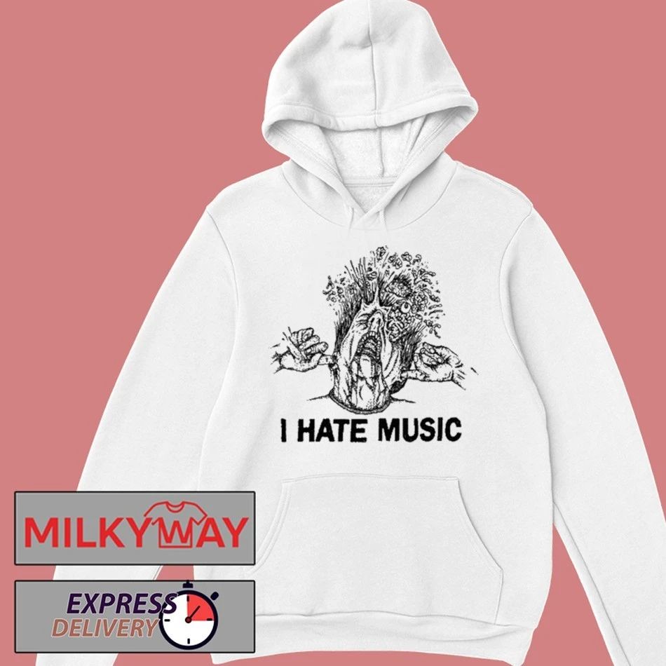 Maggot Death I Hate Music Shirt