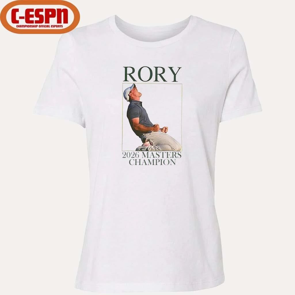 Rory McIlroy 2026 Masters Champion Golf Shirt