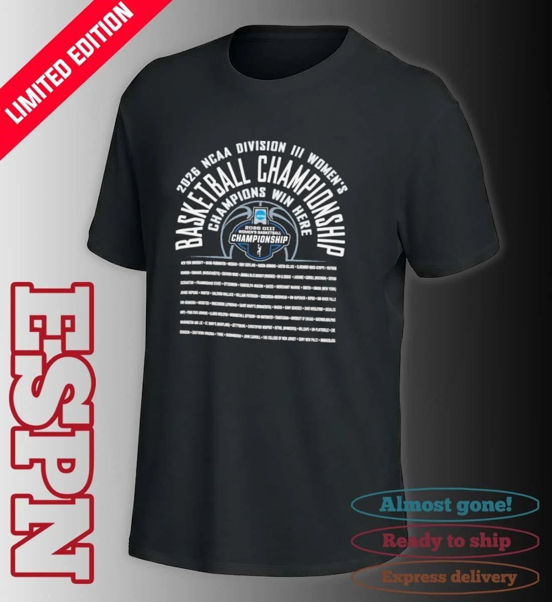 2026 NCAA Division III Women’s Basketball Championship Shirt