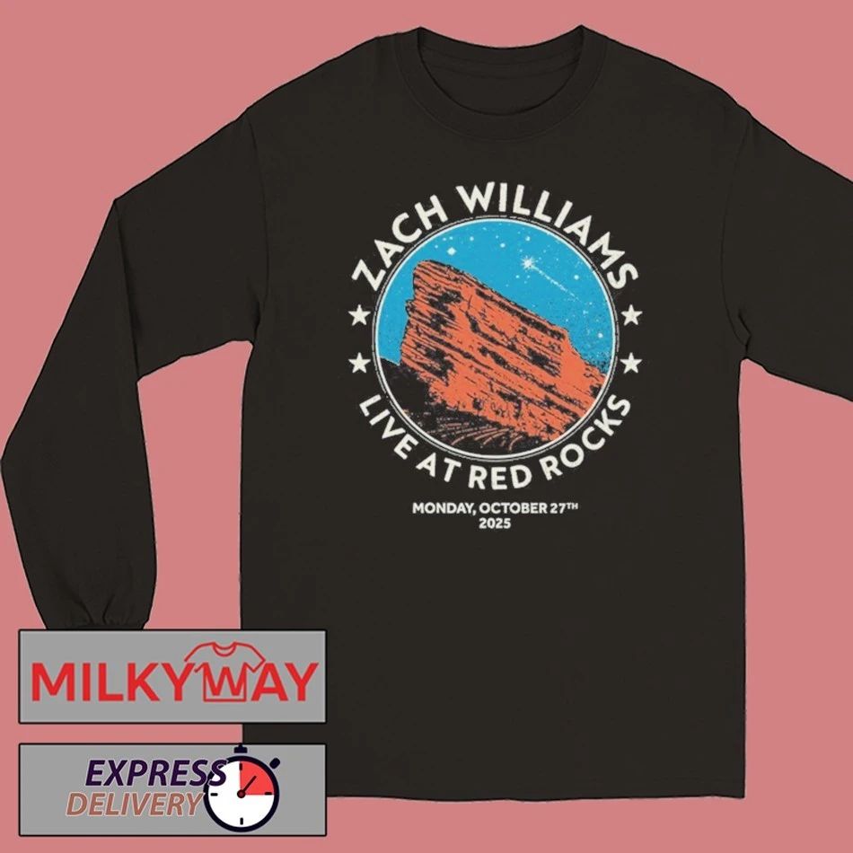 Zach Williams Red Rocks Amphitheatre, Morrison, CO Oct 27 2025 Shirt