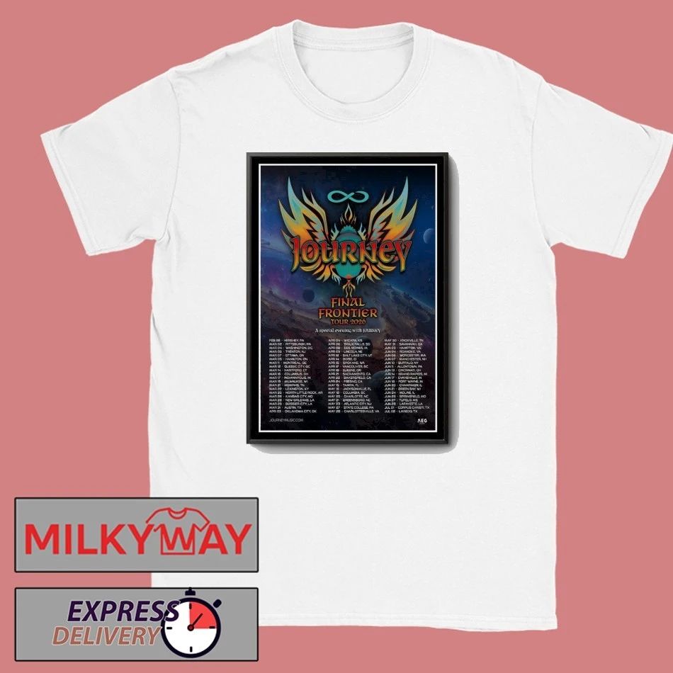 Journey Final Frontier Tour 2026 Poster shirt