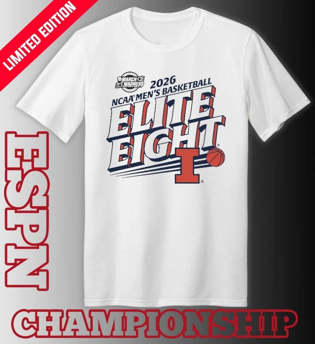 Elite Eight 2026 Illinois Men’s Basketball T-Shirt