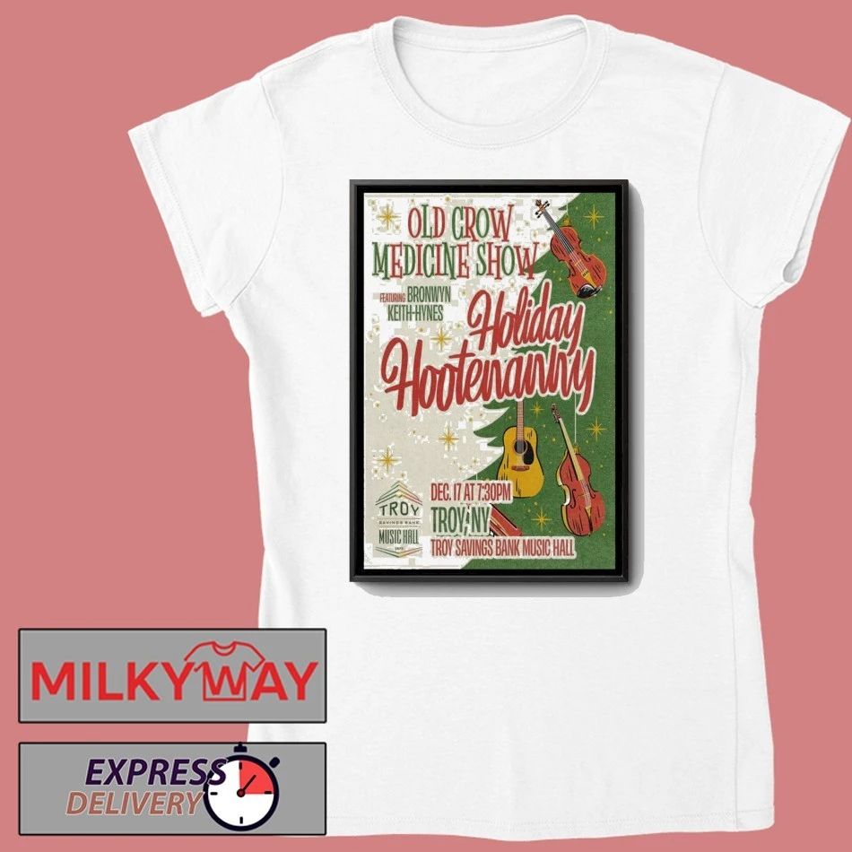 Old Crow Medicine Show Dec 17 2025 Troy NY Poster shirt