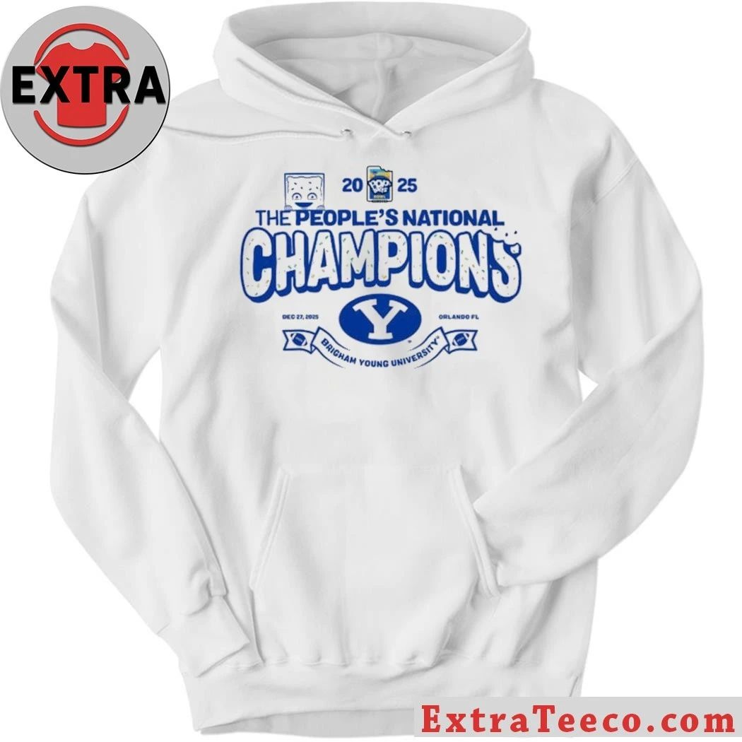 2025 Pop-Tarts Bowl Champions The BYU Cougars The People’s National Champions Logo T-Shirt