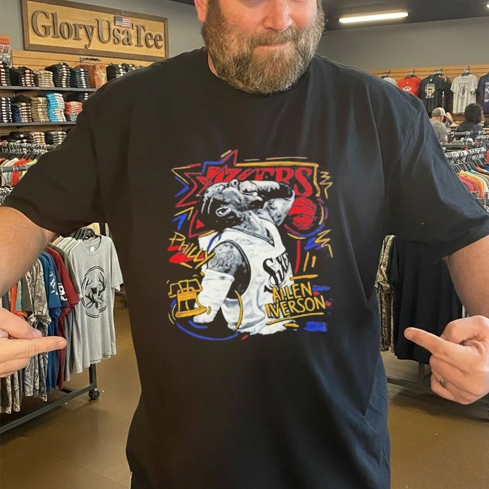 Philadelphia 76ers VJ Edgecombe X Allen Iverson T-Shirt