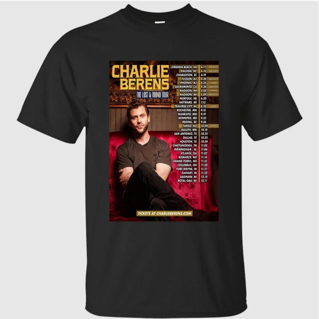 Charlie Berens The Lost & Found 2026 Tour Shirt