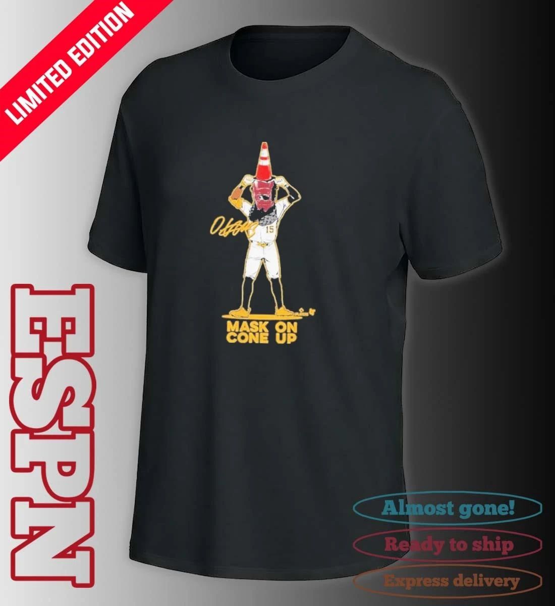 Pittsburgh Pirates Oneil Cruz Mask On, Cone Up Shirt