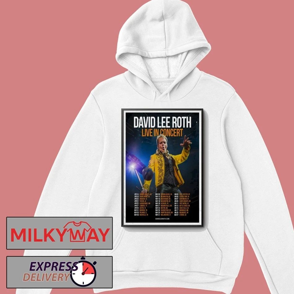 David Lee Roth Tour 2026 Poster shirt