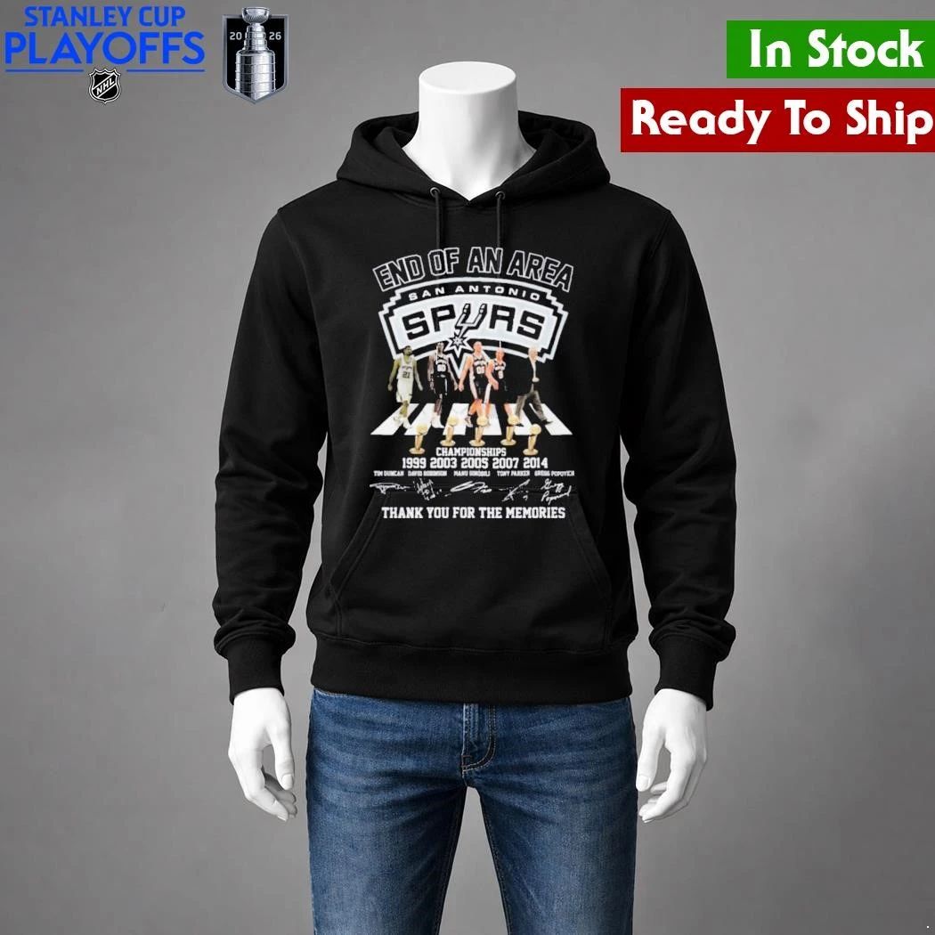 San Antonio Spurs End Of An Era 1999 2014 Championship Legend Signature Shirt