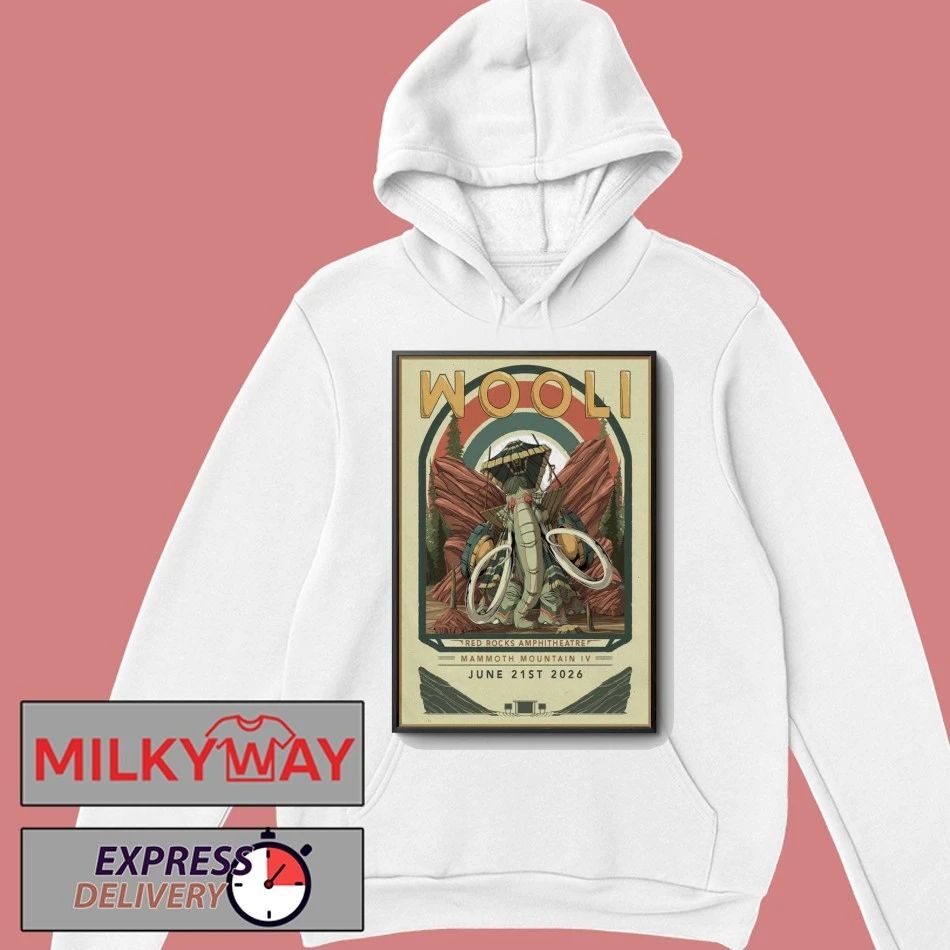 Wooli Poster June 21 2026 Mammoth Mountain IV shirt