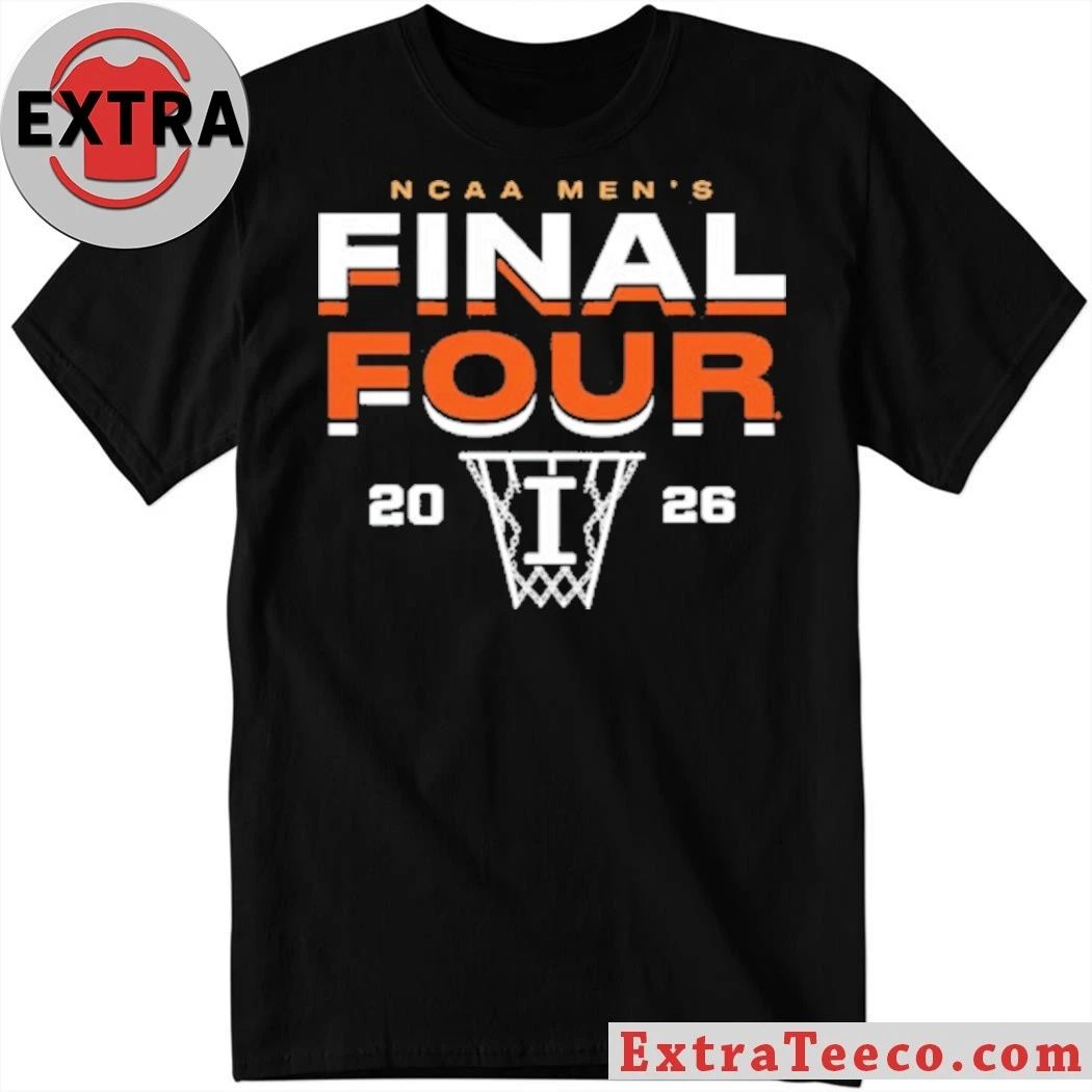 Fighting Illini 2026 Men’s Basketball Final Four Graphic T-Shirt