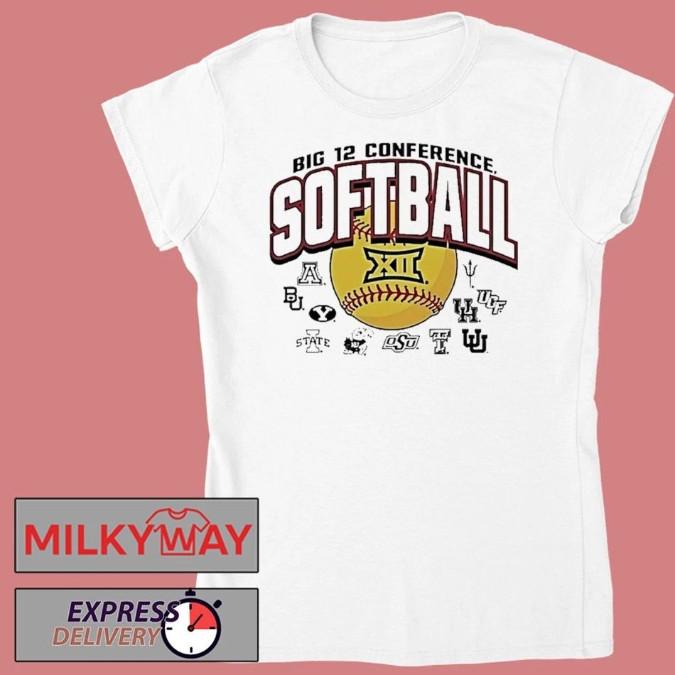 2026 Big 12 Conference Softball Logos Shirts