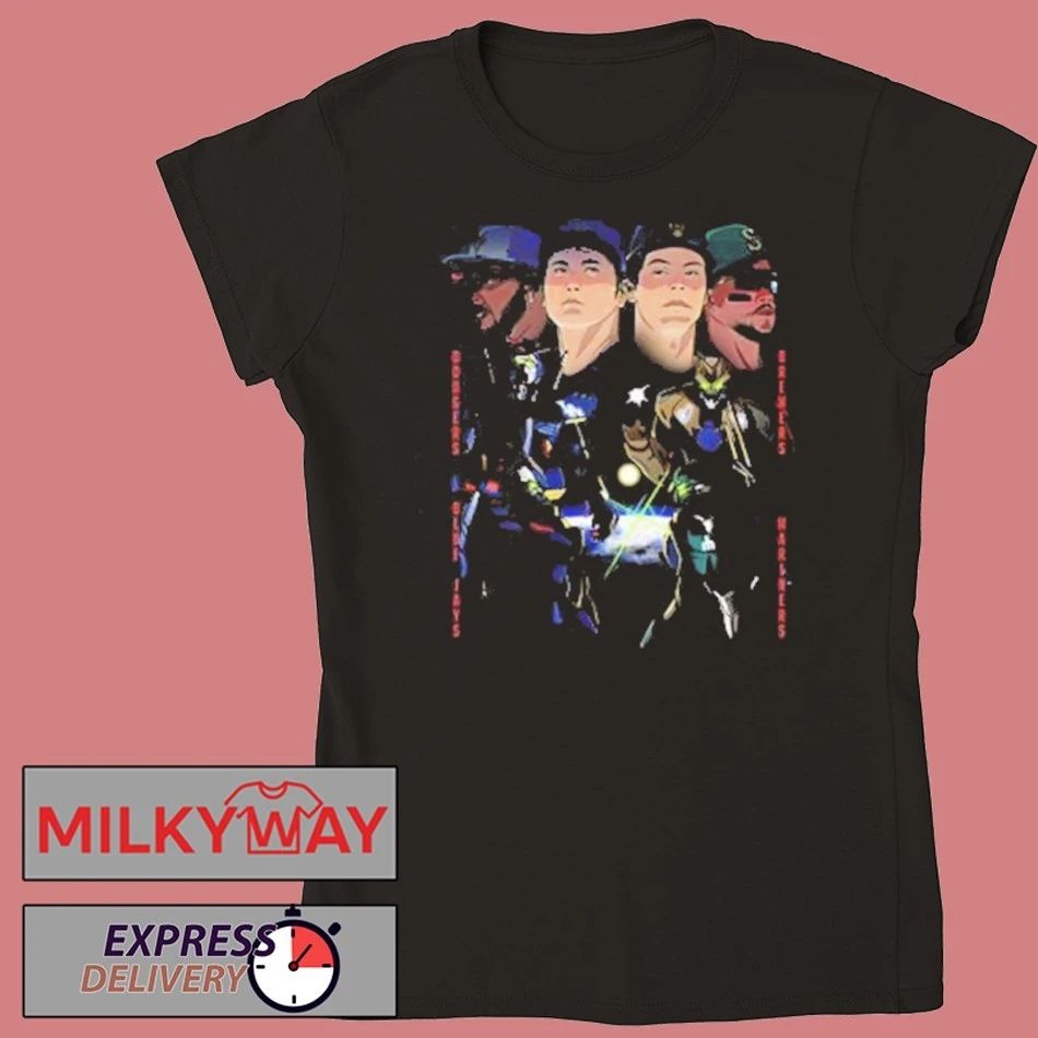 MLB 4 Teams Battle In The World Series Anime Art shirt