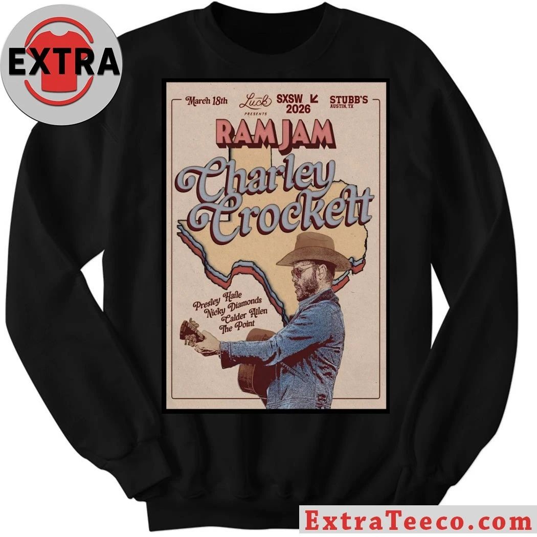 Charley Crockett Stubb’s In Austin TX 3 18 2026 Poster Shirt
