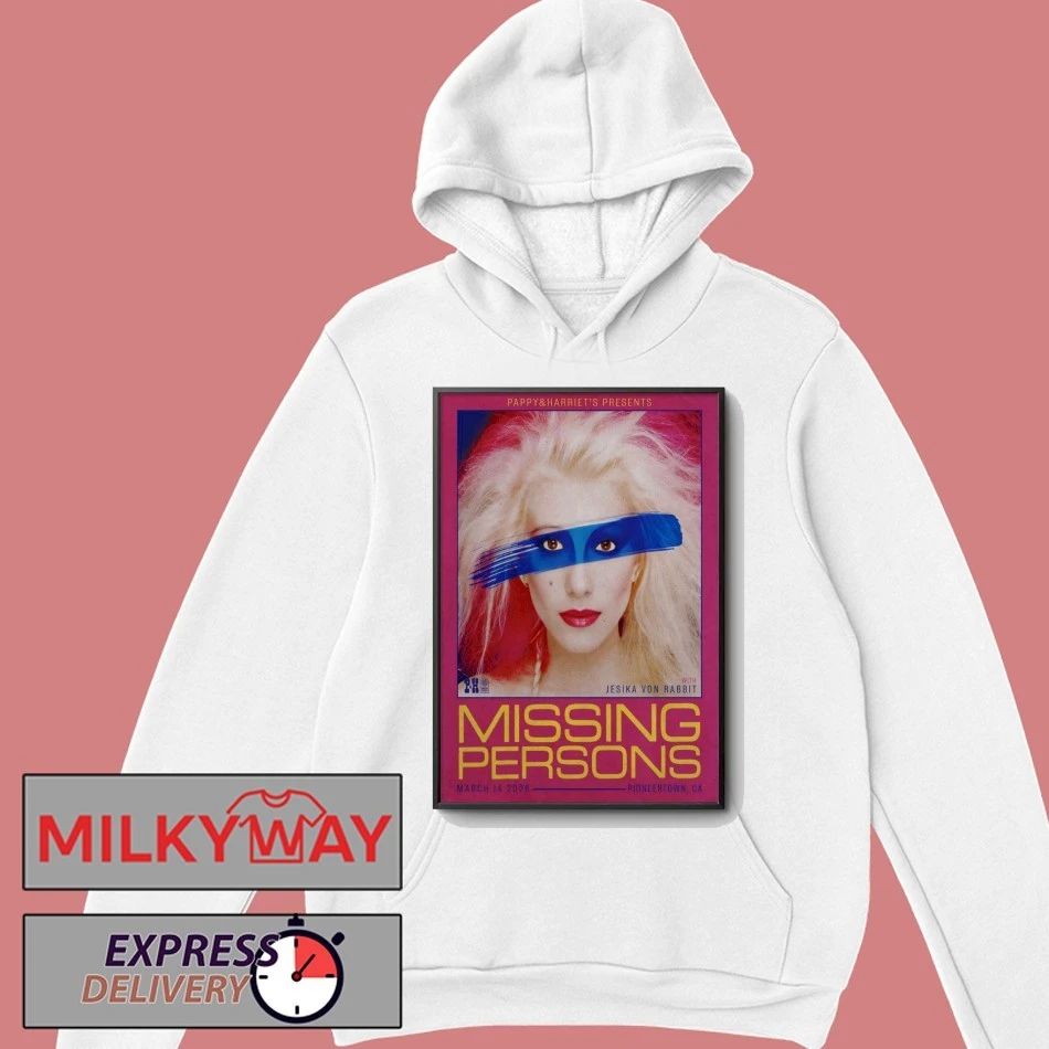 Missing Persons 3.14.2026 Pioneertown CA Posters shirt