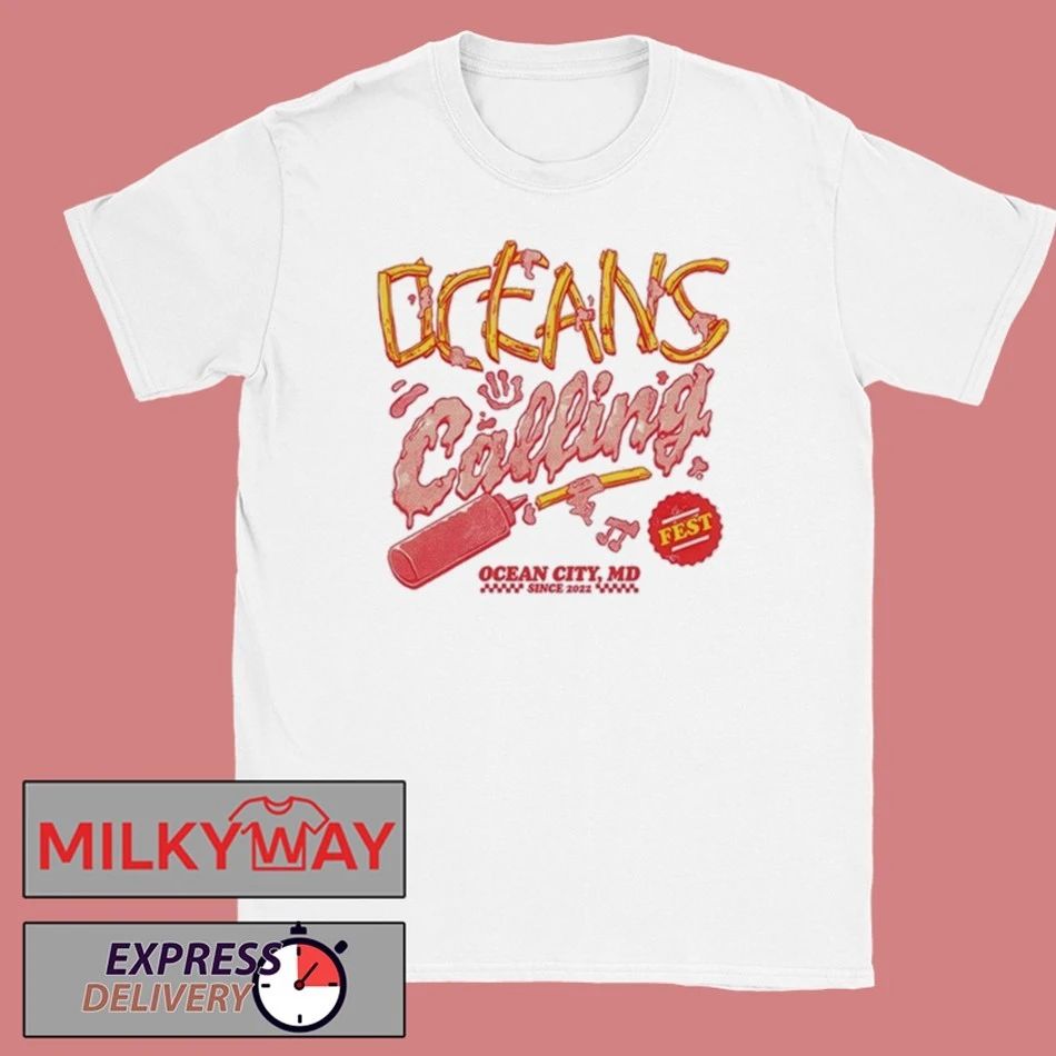 Oceans Calling Festival 2025 Ocean City MD Fries Lineup shirt