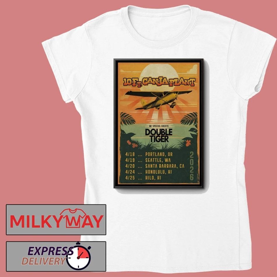 Poster 10 Ft Ganja Plant With Double Tiger April 2026 Tour shirt