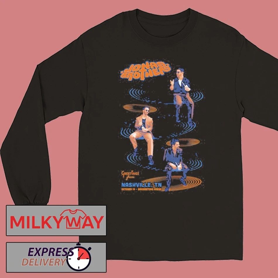 Jonas Brothers Oct 14 2025 Bridgestone Arena, Nashville, TN Tour Shirt