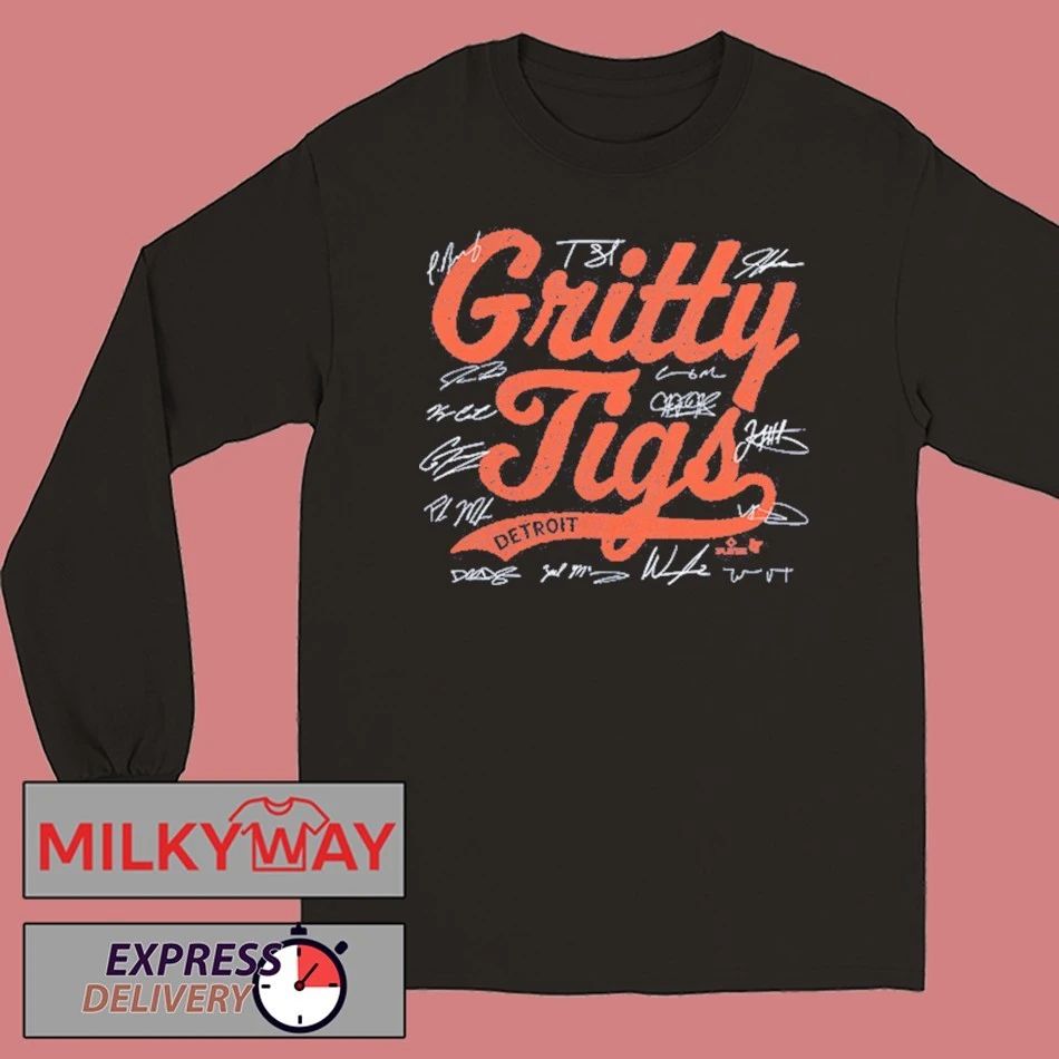 Detroit Baseball 2025 Gritty Tigs shirt