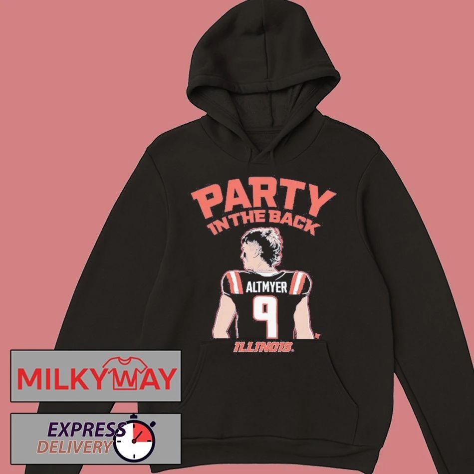 Illinois Football Luke Altmyer Party in the Back shirt