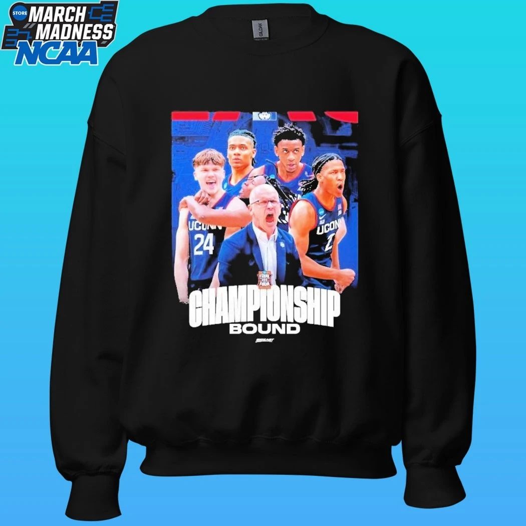 Uconn Huskies Men’s Basketball Championship Bound 2026 Ncaa Final Four In Indianapolis Shirt