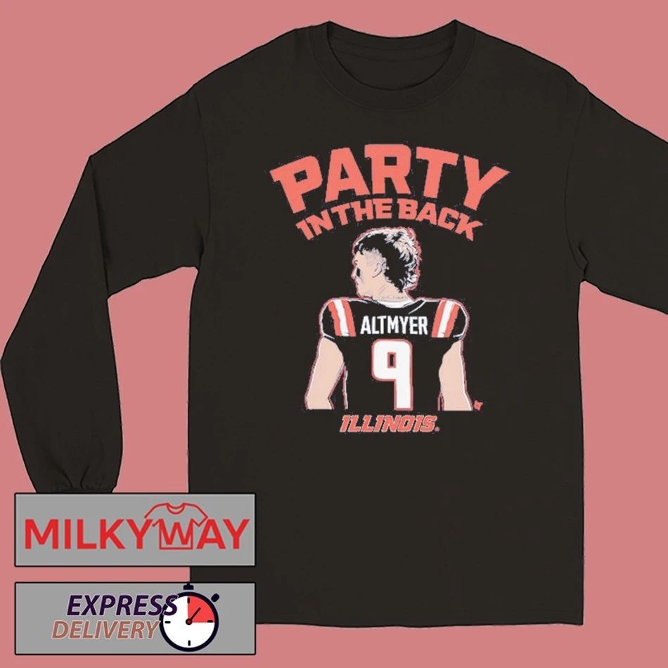 Illinois Football Luke Altmyer Party in the Back shirt