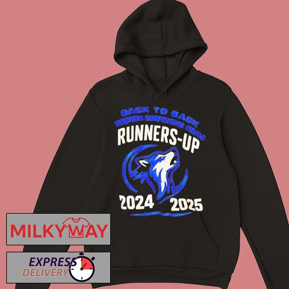 Back To Back Western Conference Finals Runners Up 2024 2025 Logo Shirt