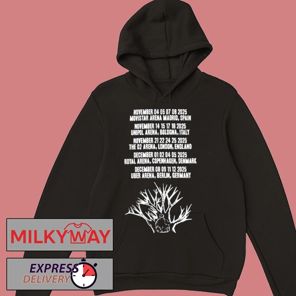 Radiohead Nov + Dec 2025 Tour Shirt