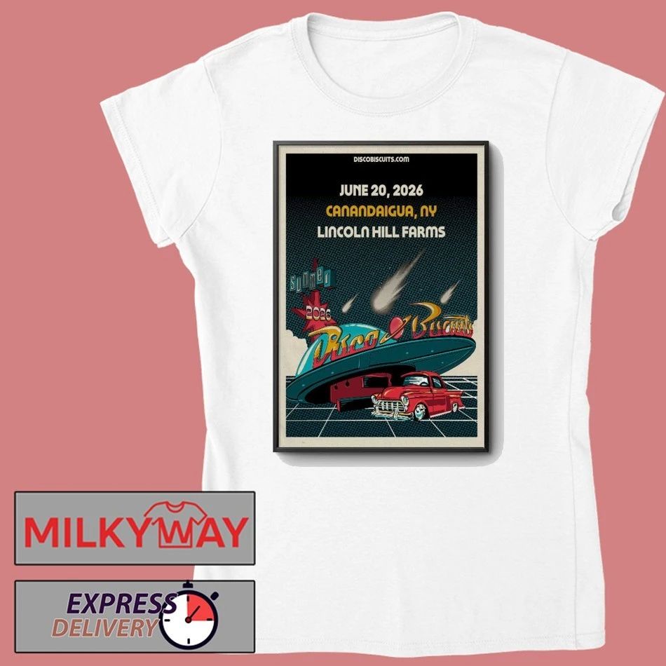 The Disco Biscuits June 20 2026 In Canandaigua, NY Tour Poster shirt