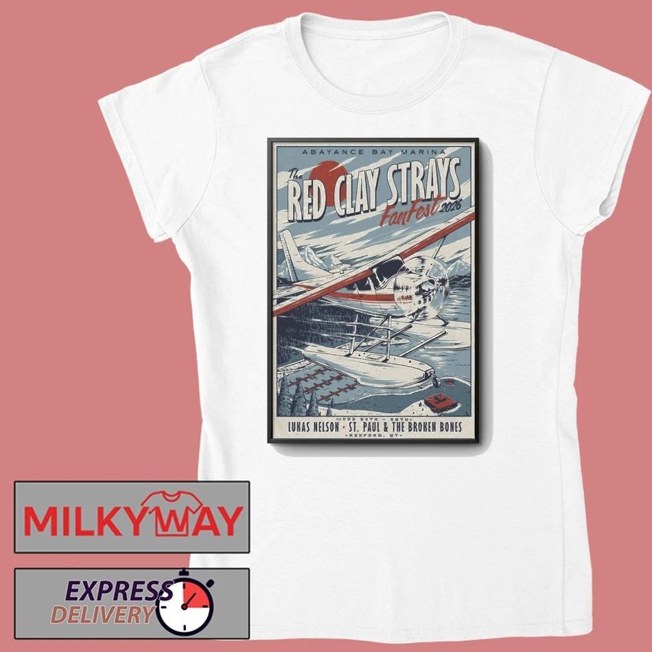 Poster The Red Clay Strays Jun 24 – 28, 2026 Fest shirt