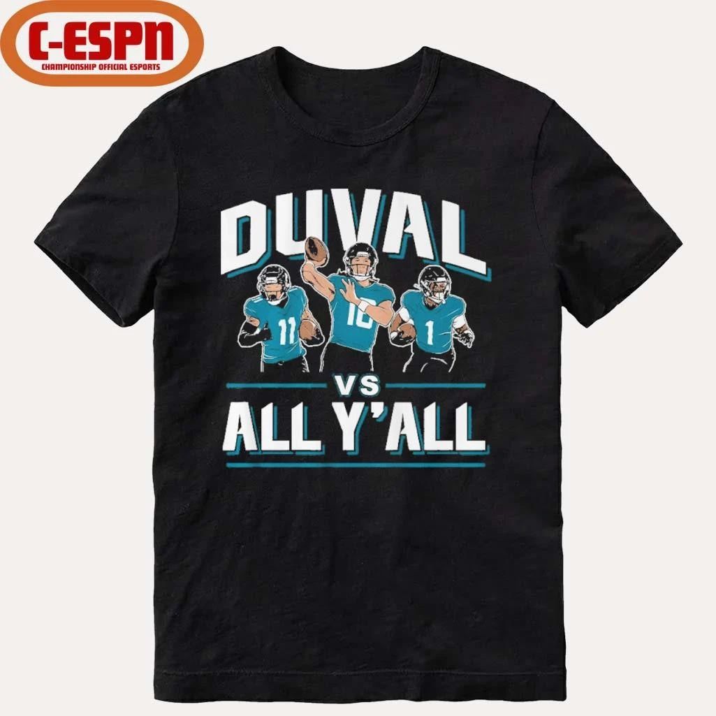 Trevor Lawrence, Travis Etienne, & Parker Washington Duval vs. All Y’all T-Shirt