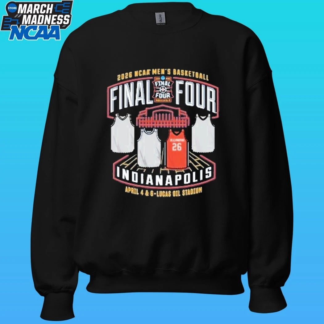 Illini Men’s Basketball 2026 Final Four 4-team Indianapolis Shirt
