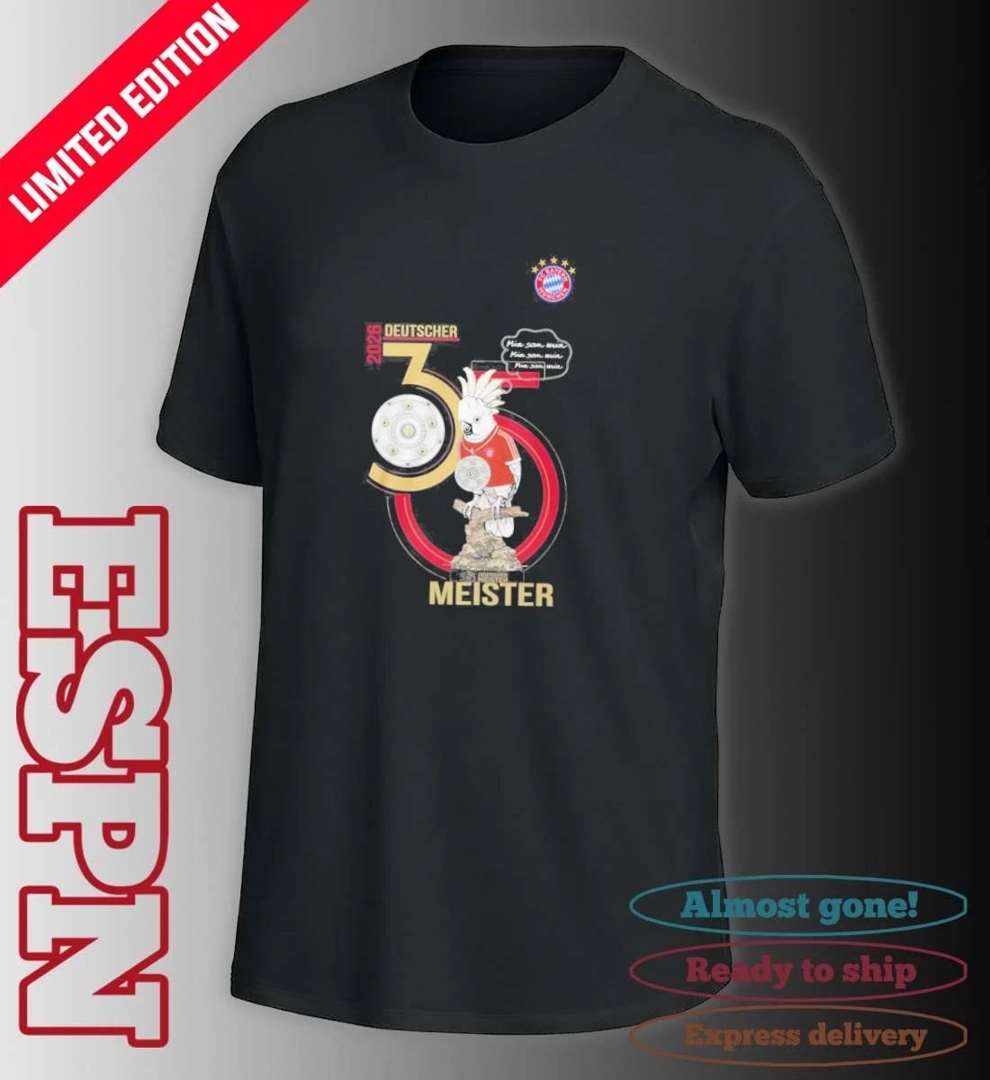 2026 Deutscher Meister Cockatoo Bayern Munich Shirt