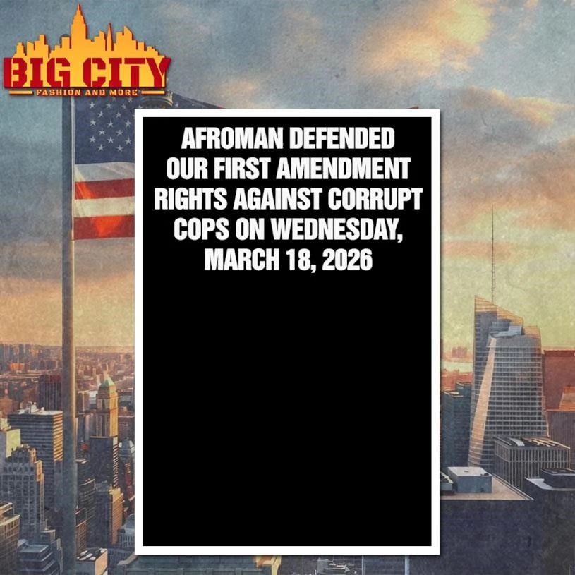 Afroman Defended Our First Amendment rights Against Corrupt Cops Text Shirt