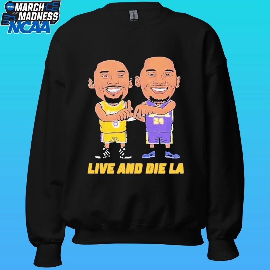 Kobe Bryant Live And Die La NBA Los Angeles Lakers Shirt