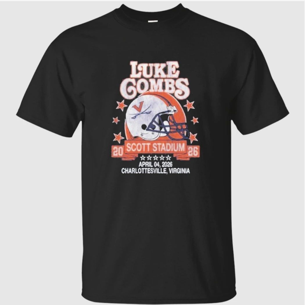Luke Combs Scott Stadium Show in Charlottesville April 4, 2026 Shirt
