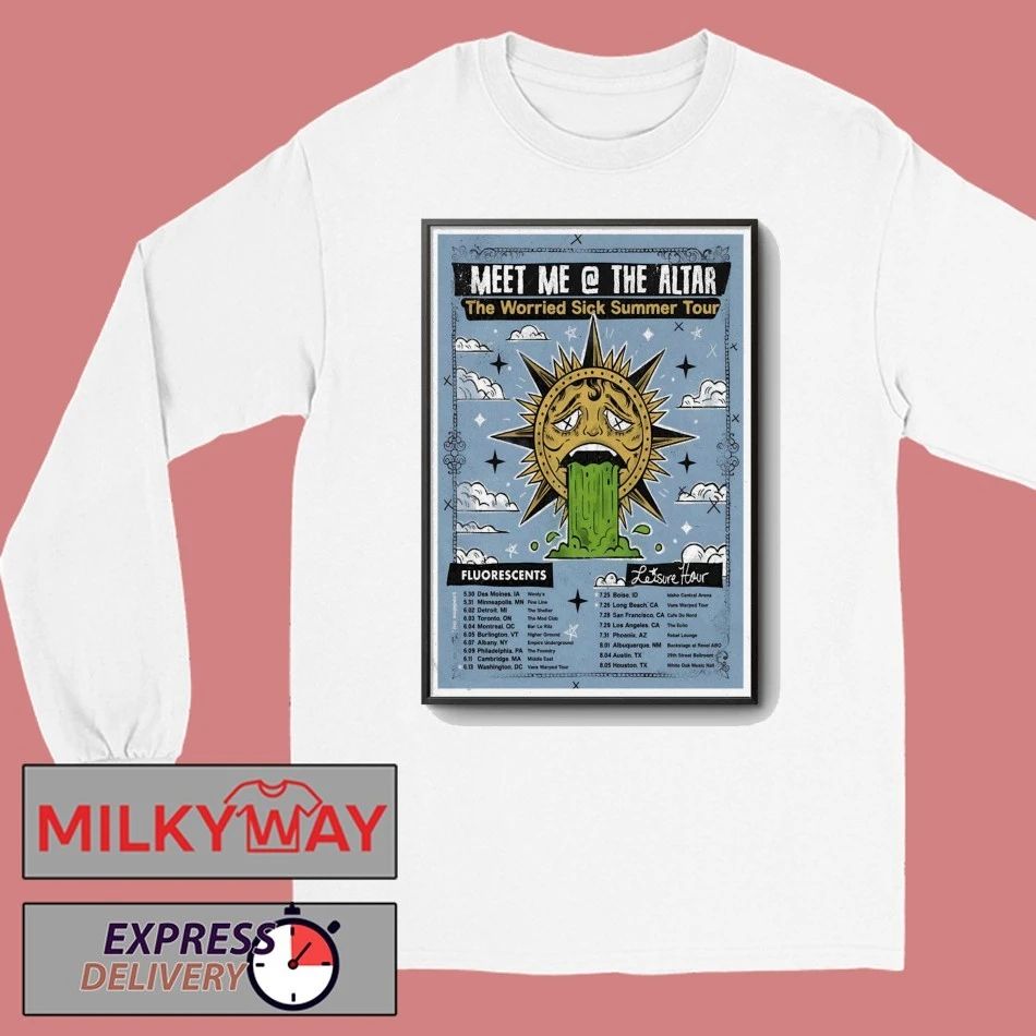Meet Me @ The Altar The Worried Sick Summer Tour 2026 Poster shirt